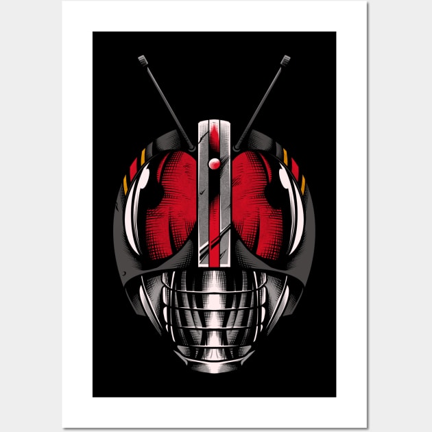 Kamen Rider Black Wall Art by midthos